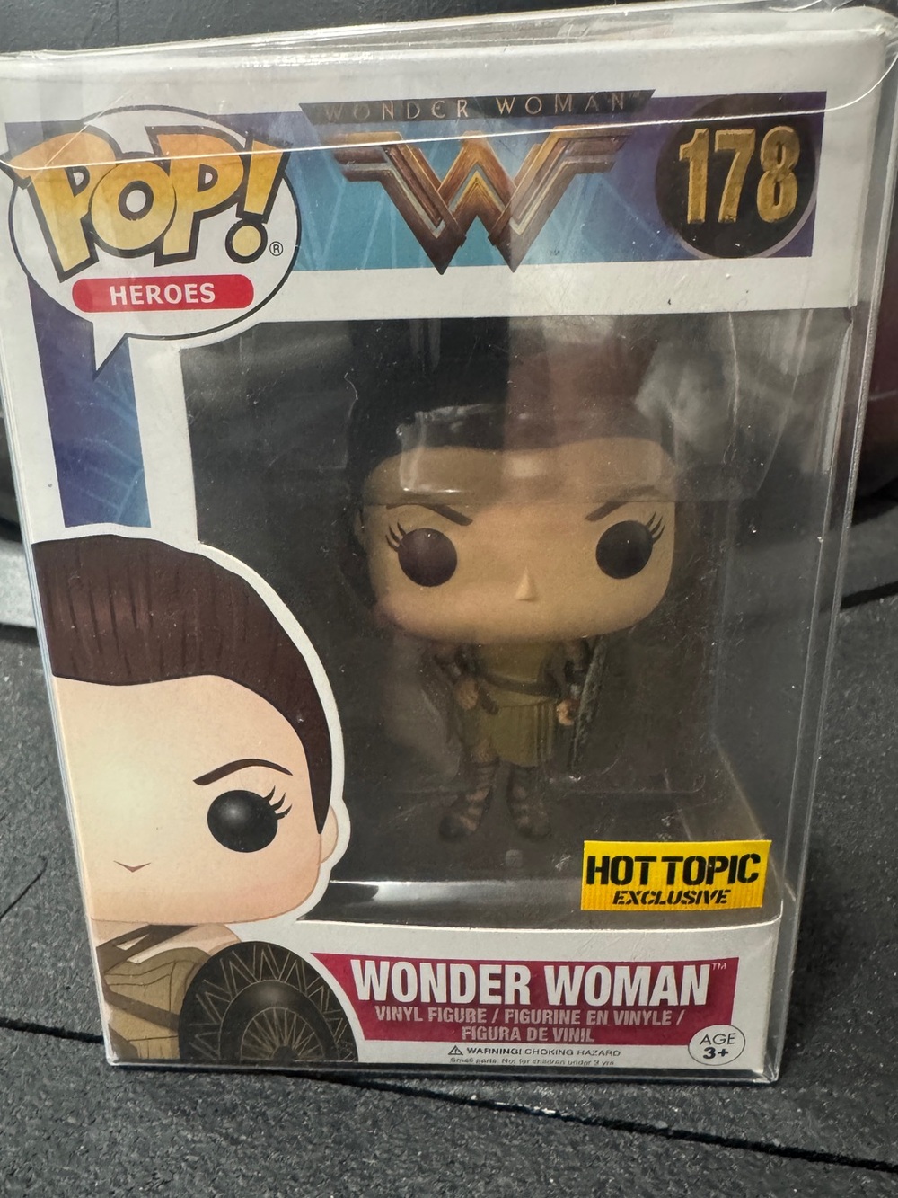 Funko Pop! Heroes Wonder Woman #178 Hot Topic Exclusive w/ Protector Mint